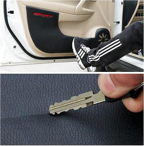 Miniatura 5 de Lapetus Car Inner Door Anti-Kick Pad Protection Cover Side Film Stickers Compatible for Nissan X-Trail X Trail T32 Rogue 2014-2020