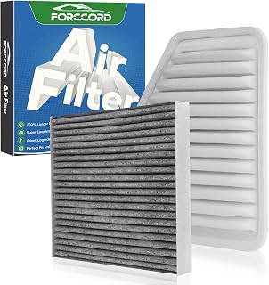 Cabin & Engine Air Filter Combo for 2007-2011 Toyota Camry, 2006-2012 Rav4