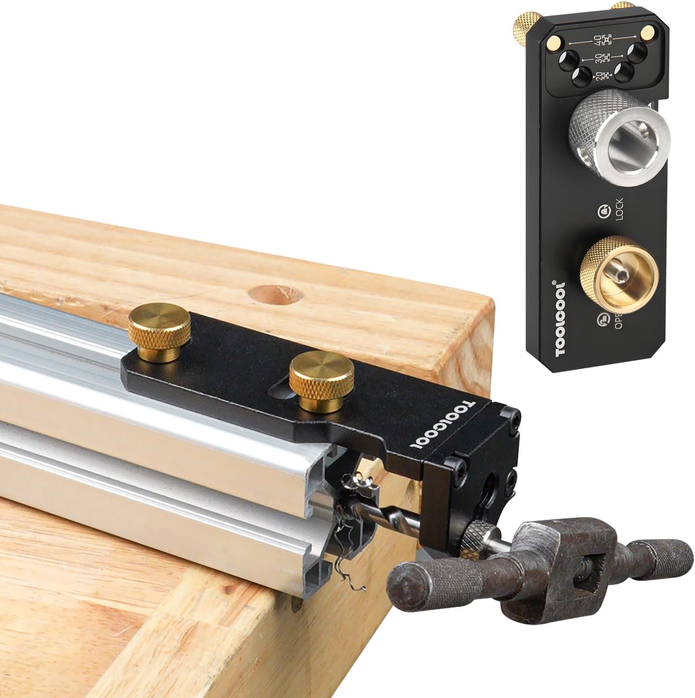 Aluminum Profile Drill Jig and Tap Guide Bundle for 20 30 40 Series European Standard Aluminum Extrusion