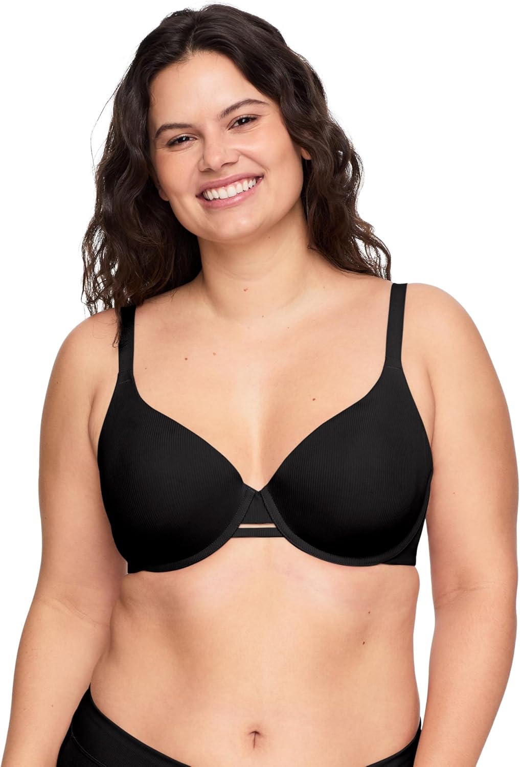 Warner's Womens Warners Women's Cloud 9 Super Soft Ribbed Underwire with Lift Bra - Image 2