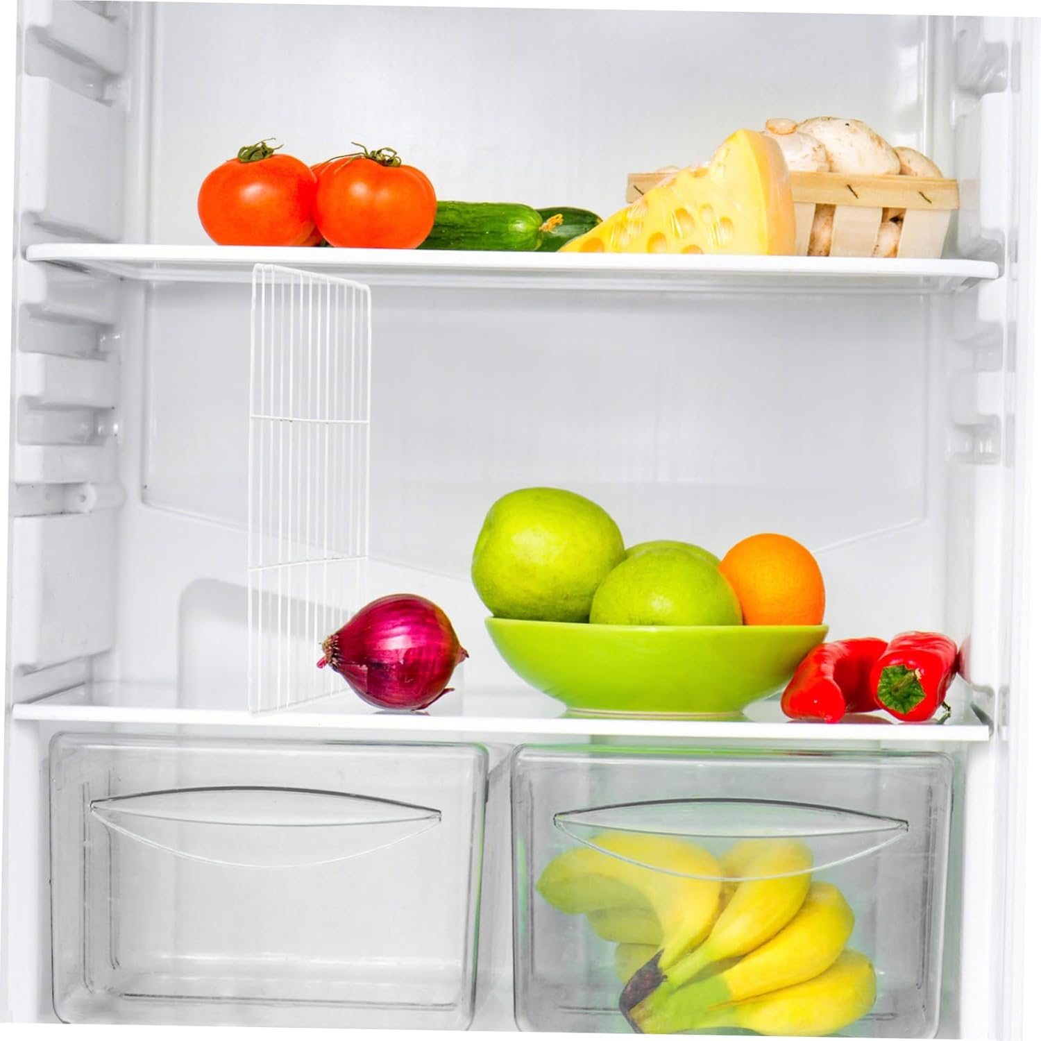 Shelf Divider Fridge Supply Multi-purpose Freezer Separator for Drinks Bread Biscuits