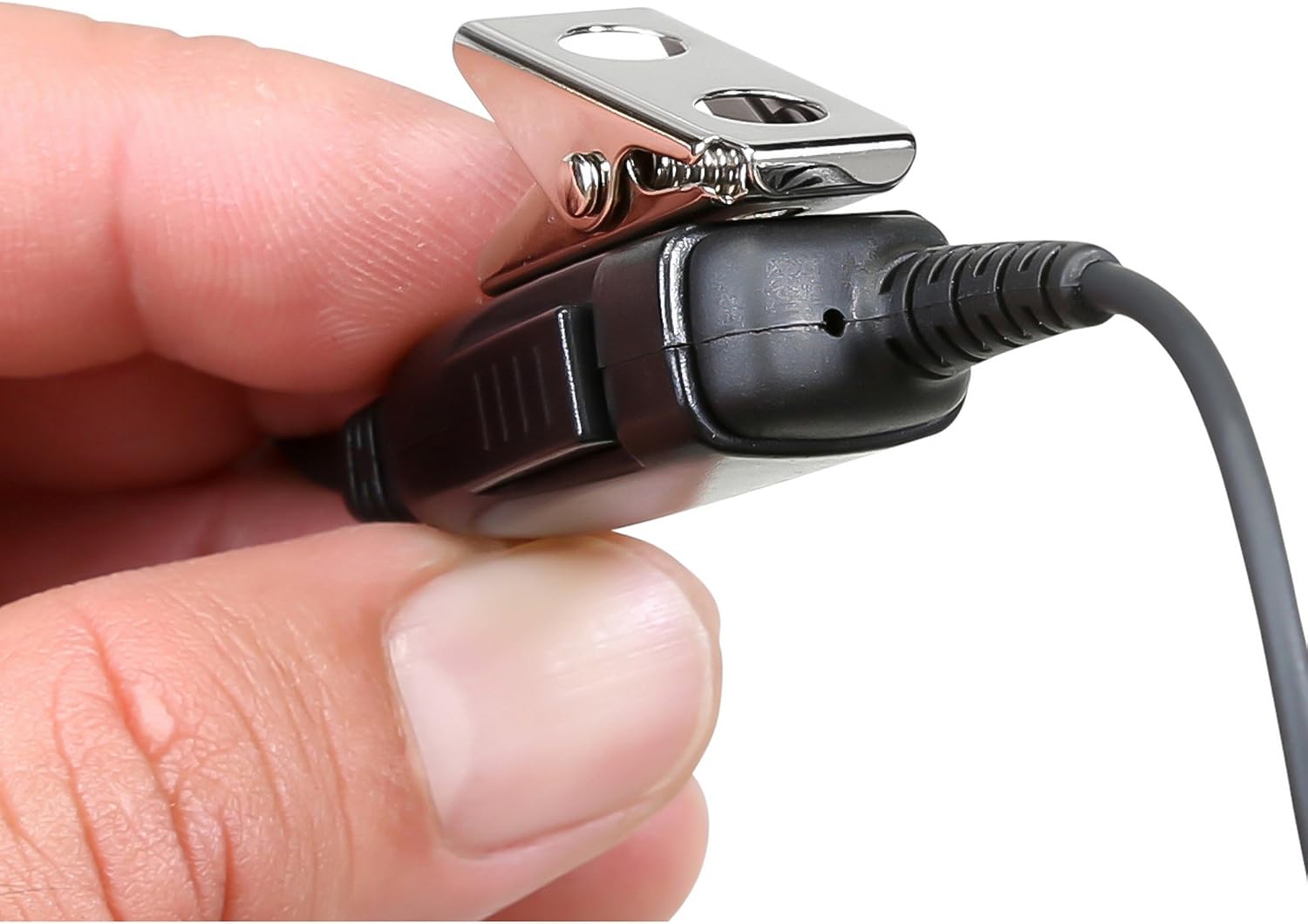 Arrowmax AEH3000-M1 C-Shape Swivel Earpiece Headset with PTT Button Mic for Motorola Two-Way Radio Walkie Talkies CP200D CLS1110 CLS1410 EP450 RDM2070D DLR1020