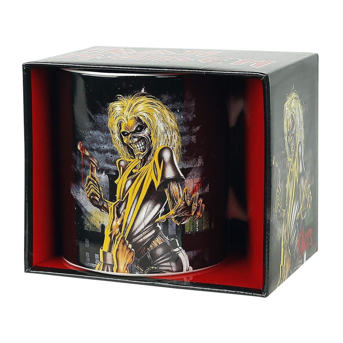 Iron Maiden Tasse Killer en Acier Inoxydable, Blanc, 1 pièce (1 pièce)