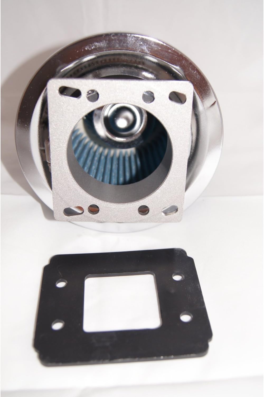 Air Intake Filter MAF Adapter + 3” Air Filter For 1993-2004 Toyota T-100 / Tacoma (Include Blue Air Filter)