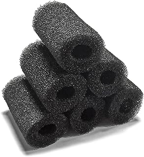 yuntop 6pcs Pre-Filter Sponge, Pre Filter Foam Sponge Roll for Aquarium Fish Tank (6 x 3.5cm /2.4x1.4 inch)