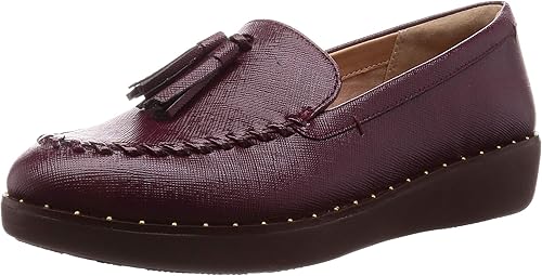 Petrina patent moccasin loafers Clearance