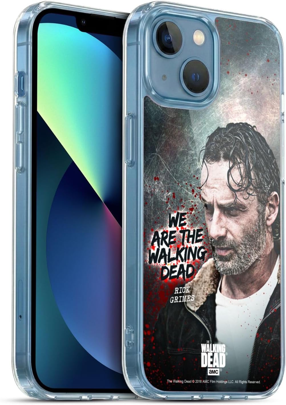 Head Case Designs Officially Licensed AMC The Walking Dead Quote Rick Grimes Legacy Gel Case [Military Grade Protection] Compatible with Apple iPhone 14 Plus and Compatible with MagSafe
