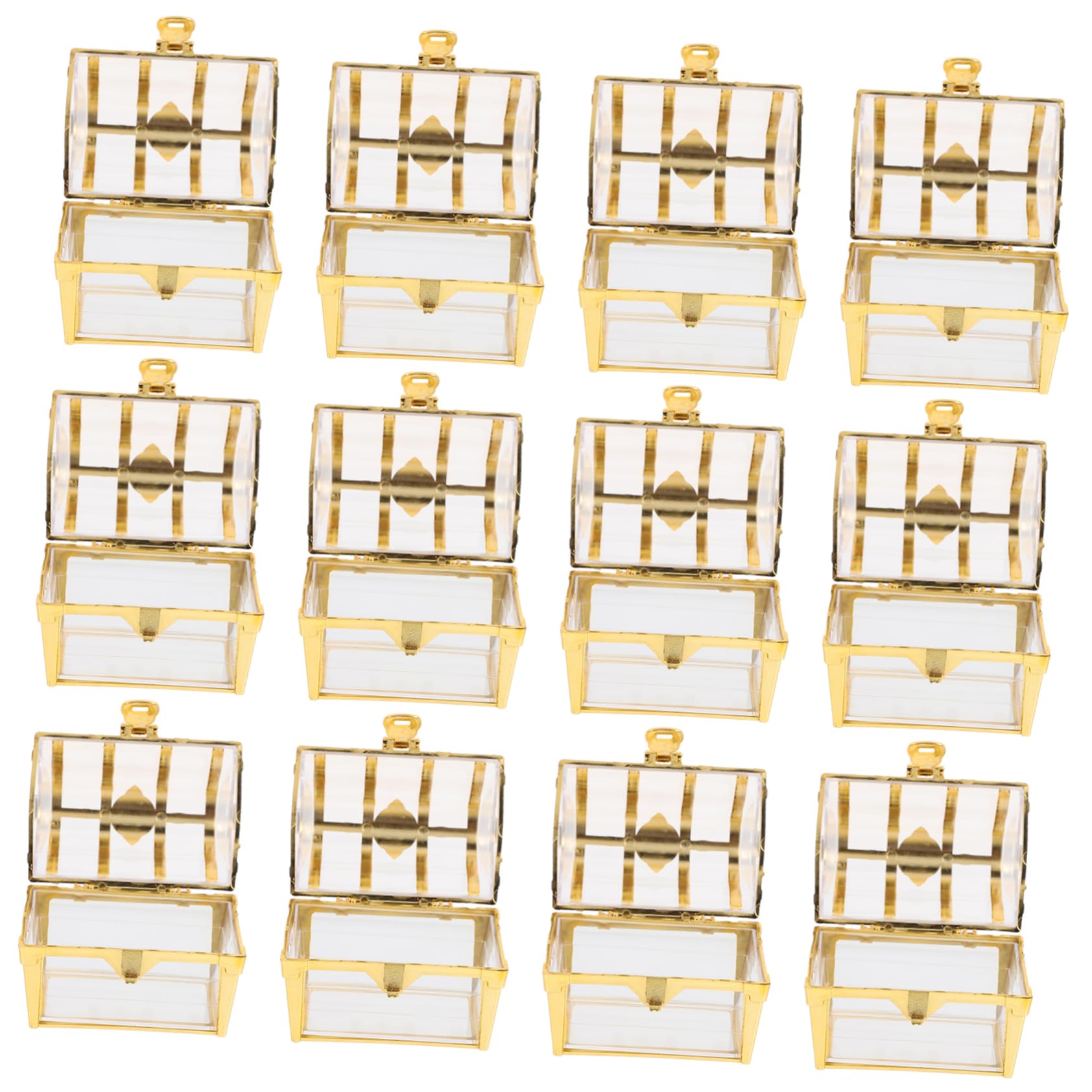 Cabilock 5 Set Di Scatole Di Caramelle E Cioccolatini Per Bomboniere Per Matrimoni Feste Dolcetti Piccoli Oggetti Artigianali 12 Pezzi * 5