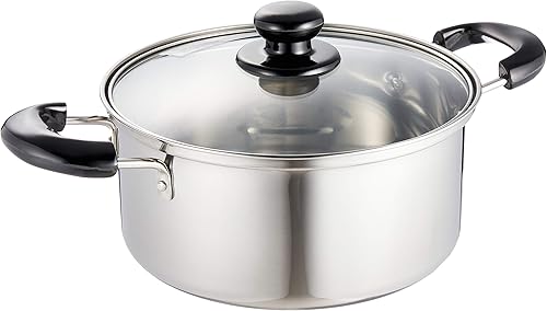 Miniatura 6 de Wahei Freiz Simple and Easy to Use Stainless Steel Single Handle Pot, 7.1 inches (18 cm), Induction Compatible