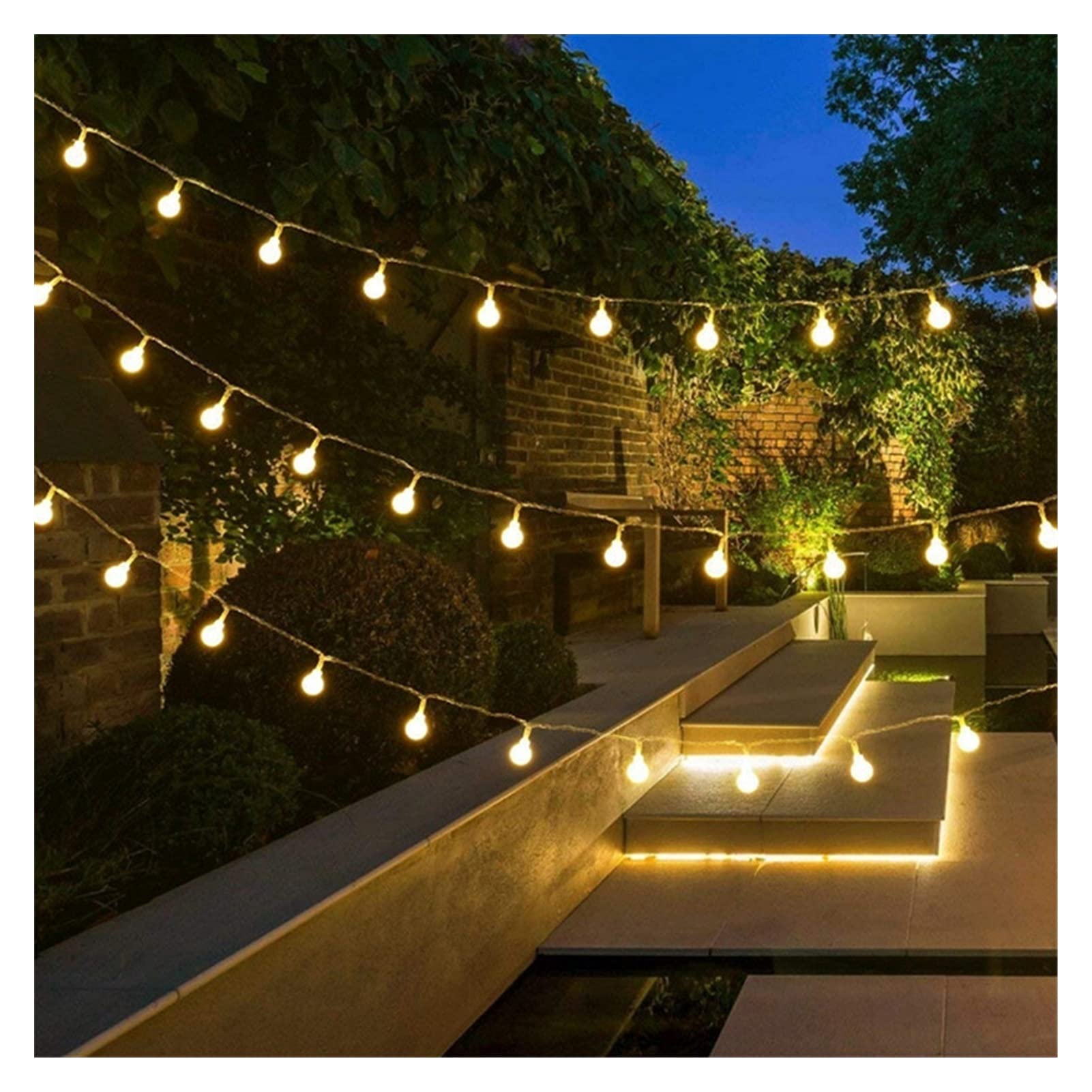 Weihnachtsdeko Feenhafte Girlande LED Kugelschnur Lichter Wasserdicht Für Weihnachtsbaum Hochzeit Home Indoor Dekoration Batteriebetrieben Lichterkette Innen