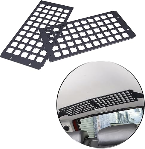 Miniatura 4 de LLKUANG Bolsa colgante para techo de maletero compatible con Toyot@ FJ Cruiser 2007-2021, organizador colgante de panel de techo trasero interior,