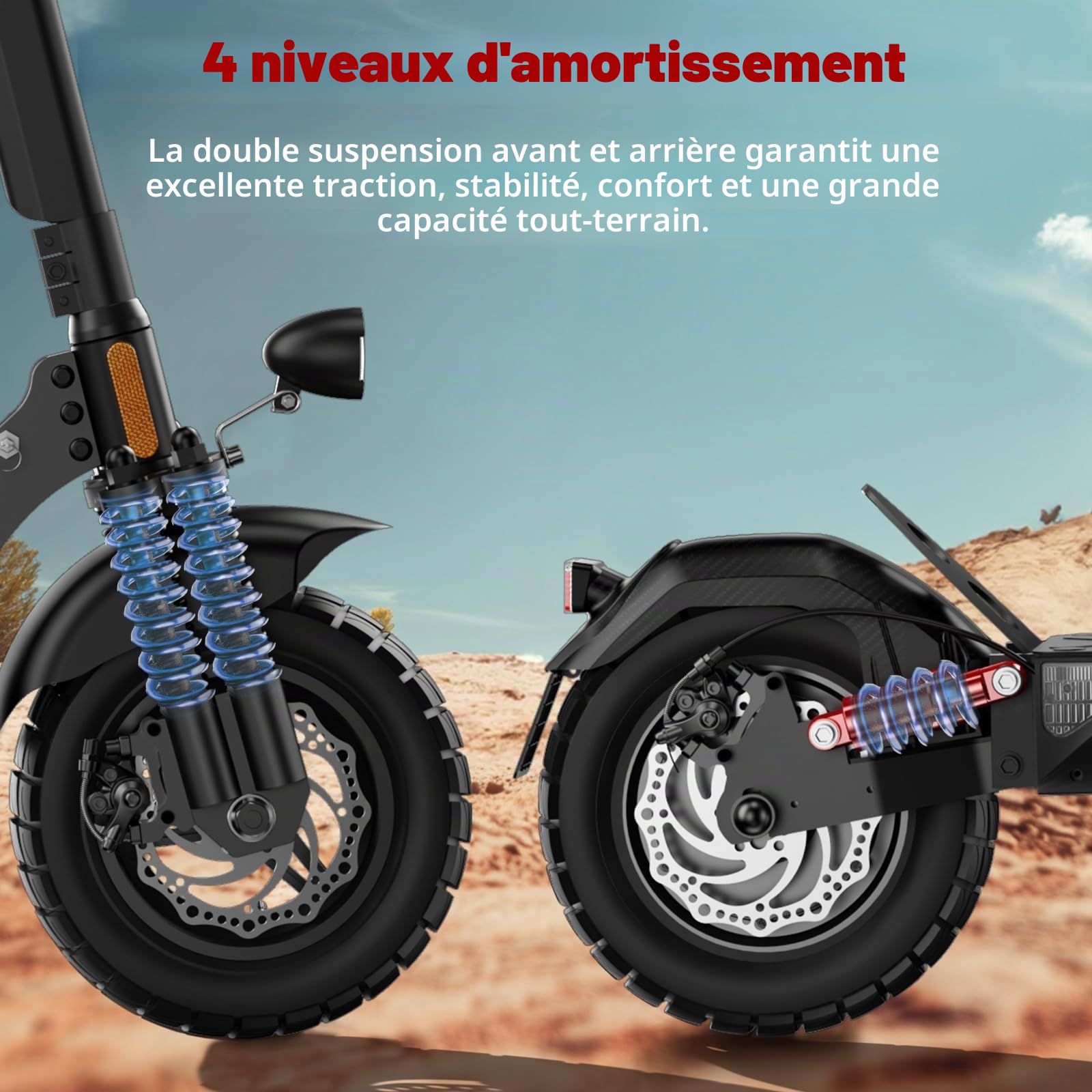 iScooter Trottinette électrique Adulte 500 W avec flèches Portée 60 km Trottinette électrique Pliable Application Charge 150 kg Sac antivol