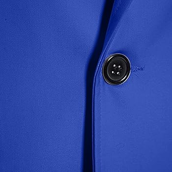 Giacca Uomo Sportiva Elasticizzata - Slim Fit, Blu O Nero, Per Tempo Libero E Lavoro, Taglia 60 - Foto 6