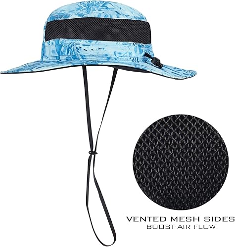 Miniatura 4 de KastKing Sol Armis UPF 50 Boonie - Sombrero de protección solar, sombrero de pesca, sombrero de playa y senderismo, remo, sombrero de kayak
