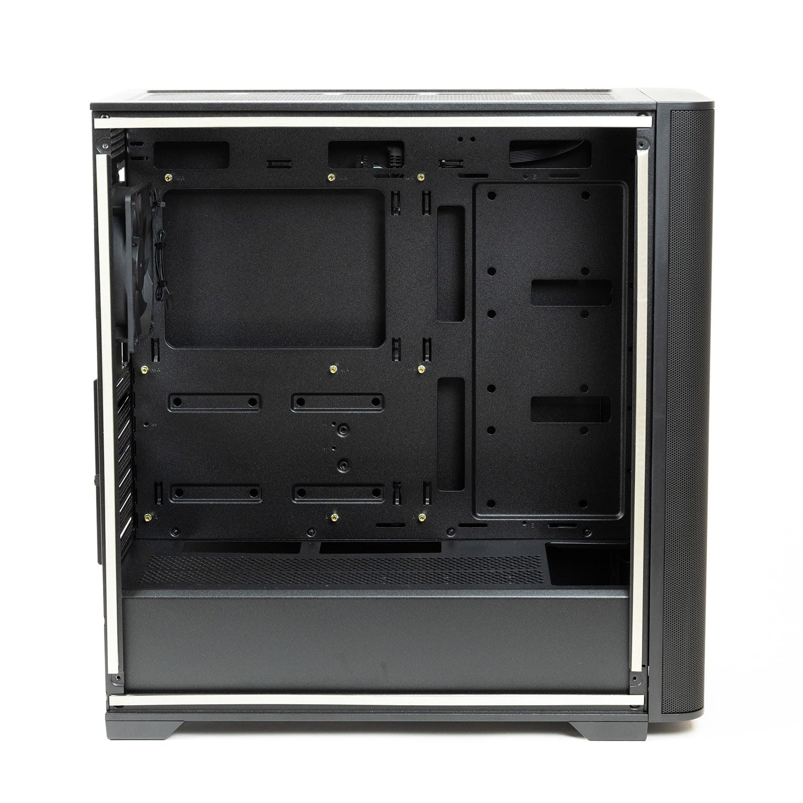 Fox Spirit FG1 - Boîtier PC Moyen Tour 3 Ventilateurs ARGB Inclus ATX/E-ATX
