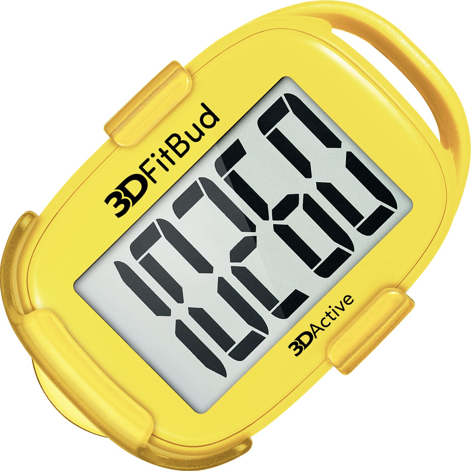 3DActive 3DFitBud Contapassi Semplice Contapassi 3D con Clip E Cordino, Tracker Di Passi Preciso, Ampio Display, Facile Da Usare per Bambini, Uomini, Donne, Adulti, Anziani - A420S