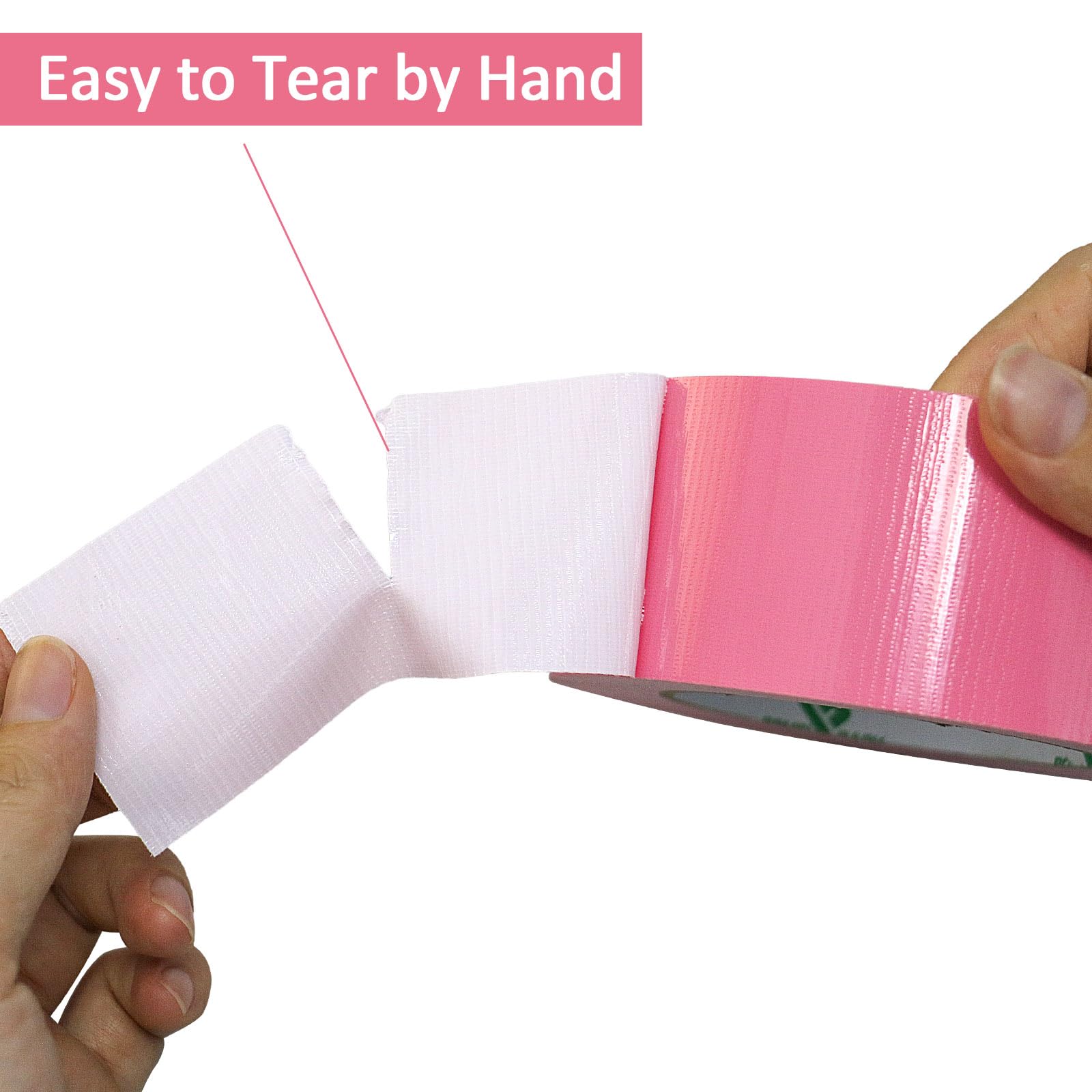 BOMEI PACK Cinta adhesiva rosa, 5 rollos de cinta adhesiva de color industrial resistente de 9 mil x 4,8 cm x 30 yardas para embalaje y reparación