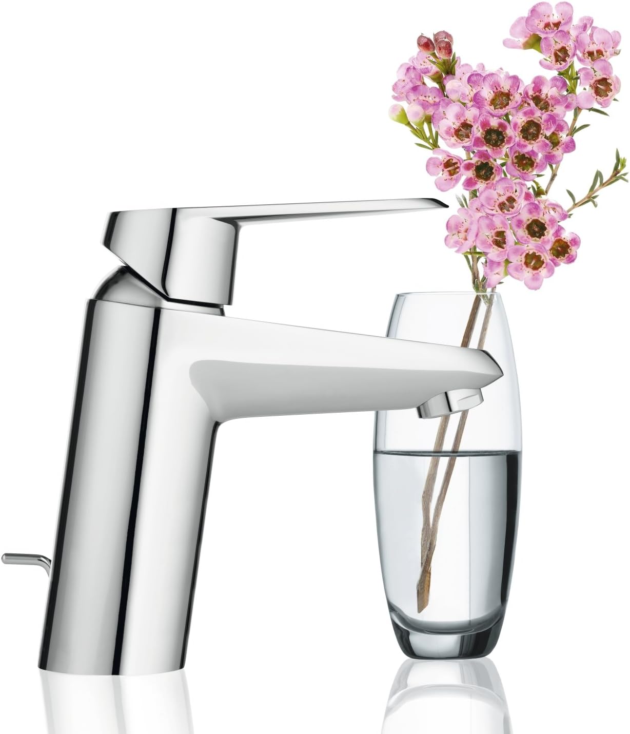 GROHE 3319020E Eurodisc Cosmopolitan Bathroom Tap (Pop-Up Waste, Regular Spout, Ecojoy and Speedclean)