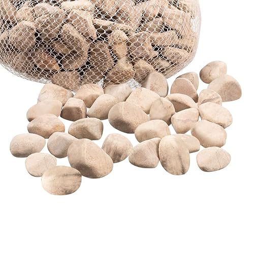 Vista 8 de Royal Imports Piedras decorativas de 5 libras, piedras de río, pinturas para acuarios de peces, grava, paisajismo, decoración del hogar natural