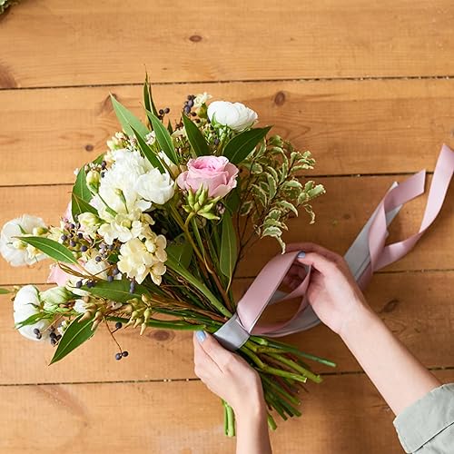 Miniatura 5 de Cinta de satén de doble cara negra de color sólido de 1-12 pulgadas x 50 yardas, cintas de tela perfectas para decoración de bodas y fiestas,