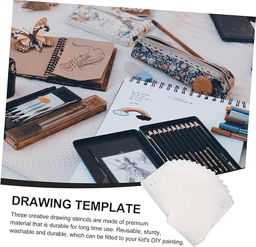 Miniatura 8 de EXCEART Plantillas para álbumes de recortes reutilizables para álbumes de recortes