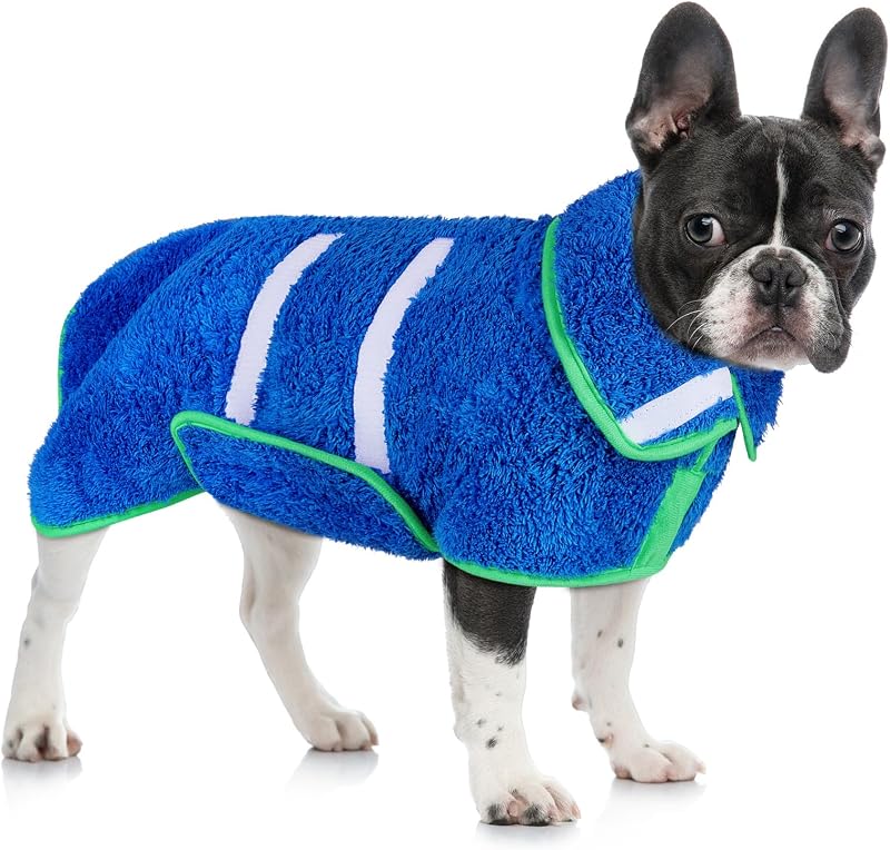Roupão Absorvente para Cães em Fleece Macio Unicorn Catcher – Tamanho M