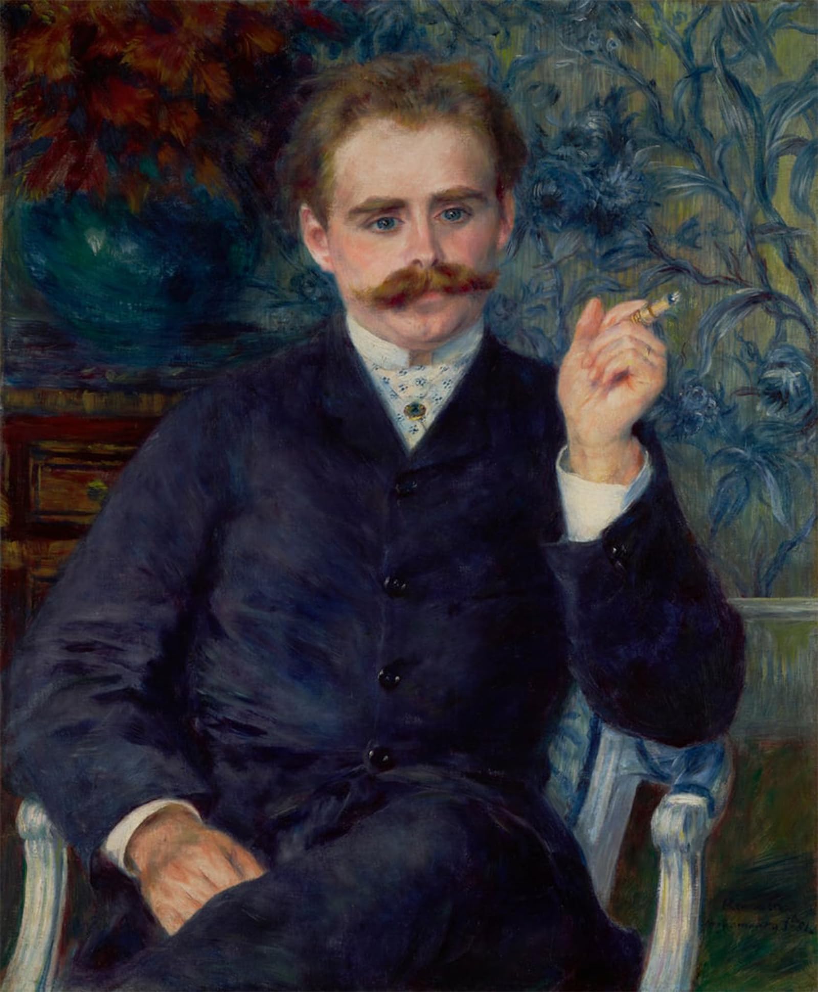 ARTXLXXBN Famous Painting Art Wall Decor Abstract Art Picture Albert Cahen Danvers by Pierre Auguste Renoir Animal Pictures for Home Decor 60x90cm