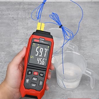 Thermocouple Thermometer Data Logger Digital K Type 4 Channel Contact Temperature Meter Thermocouple Probe Thermometer