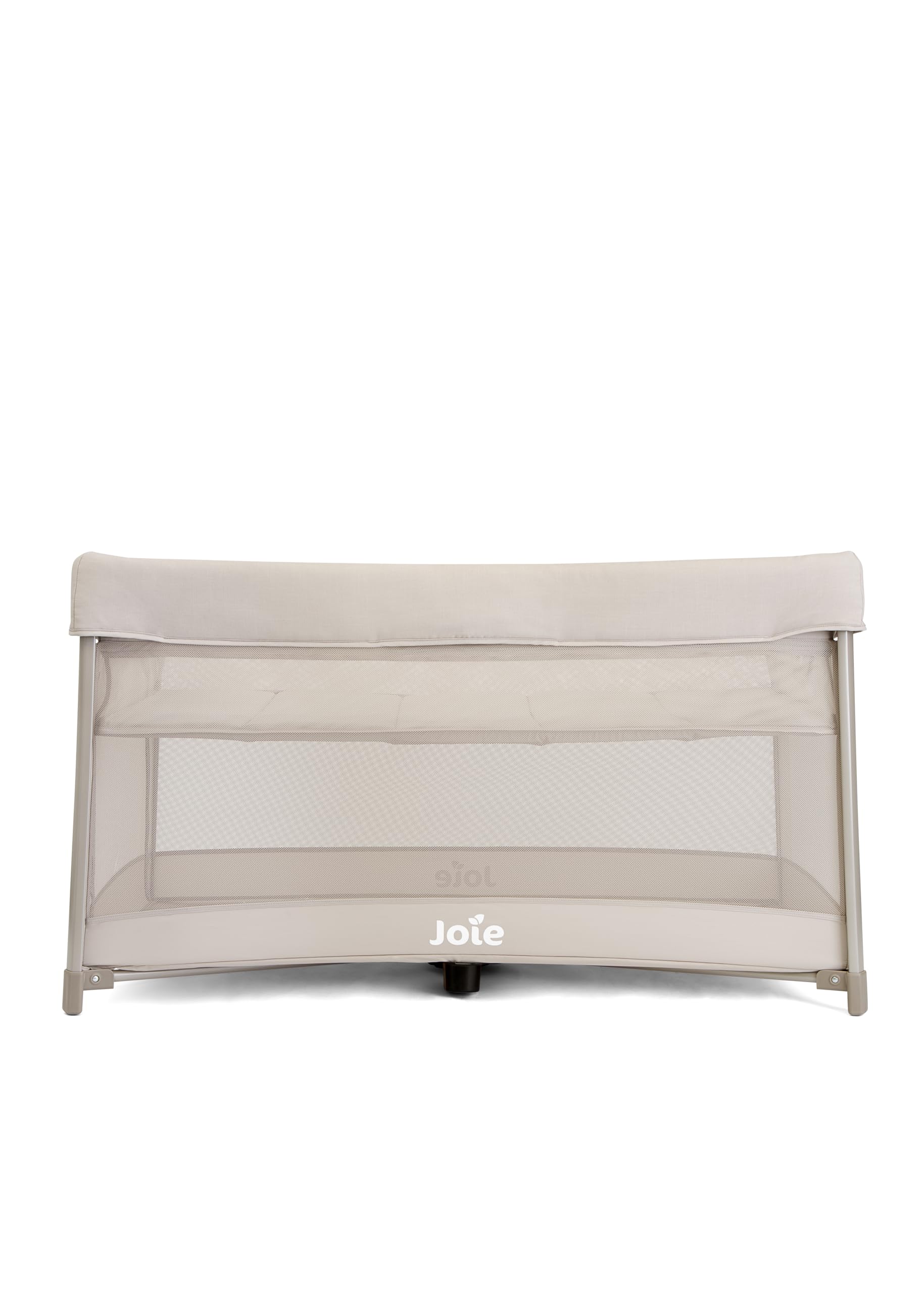Joie – Amigo 120 – Lit d’appoint et de Voyage – Ouverture Latérale – De la Naissance à 15 kg, Matelas Confortable, Pliage Ultra Rapide et Simple, Sac de Transport Inclus – Coloris Vanilla