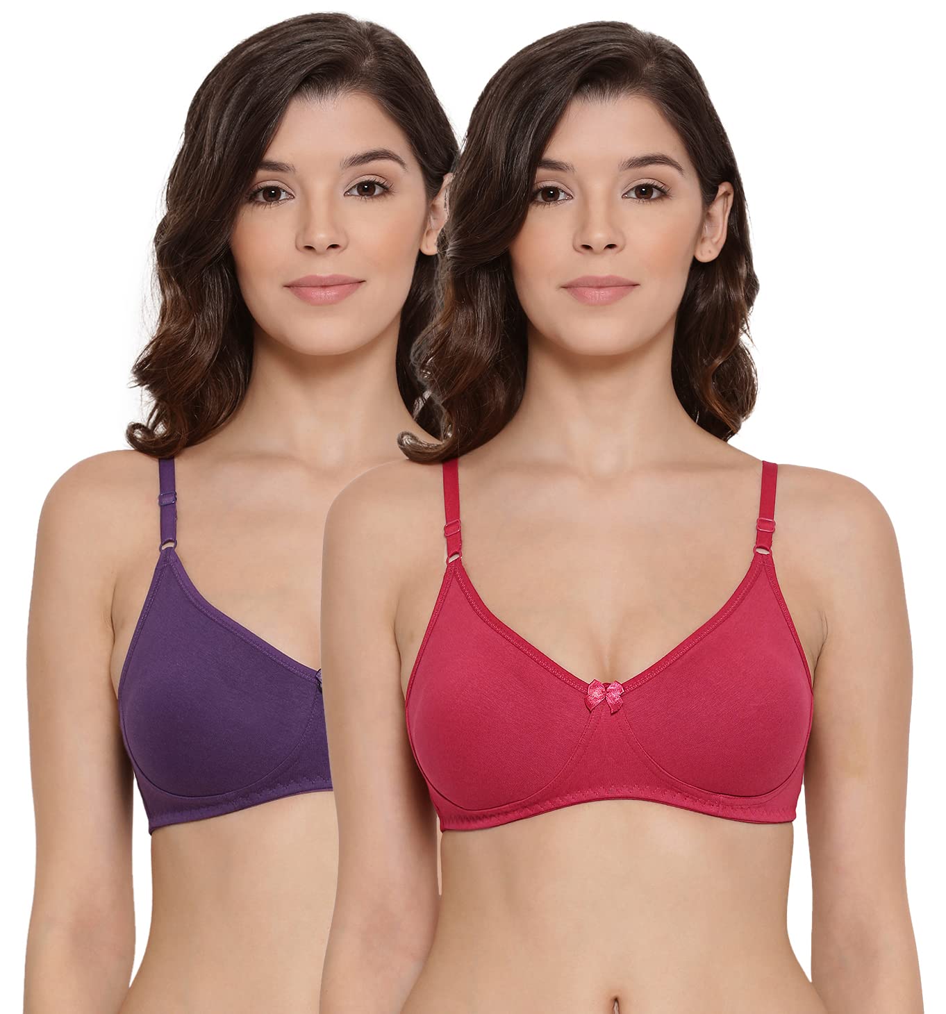 Lyra Women’s Cotton Non Padded Wire Free T Shirt Bra