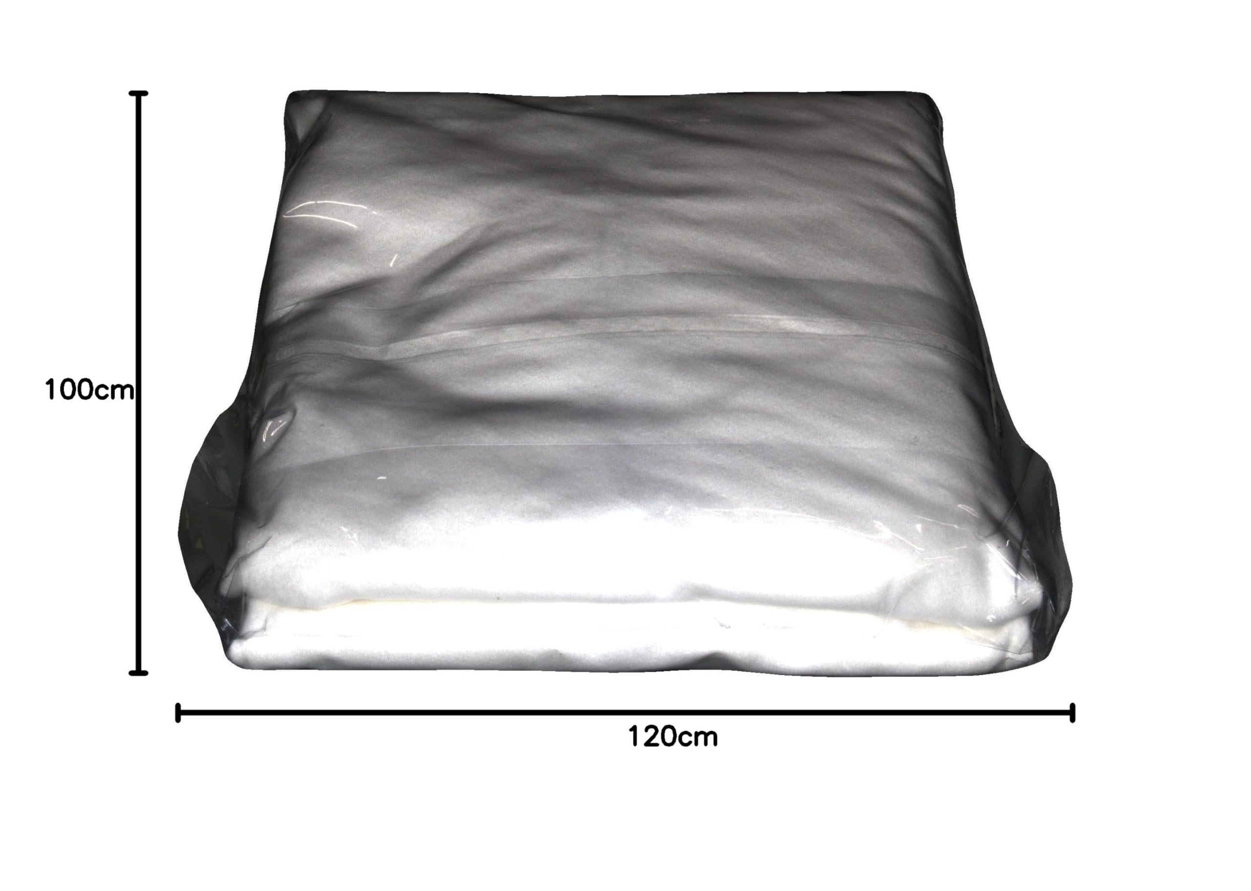 Molton Tischschoner rund aus Baumwolle 470 g/m² für Tisch von 100 cm bis 120 cm
