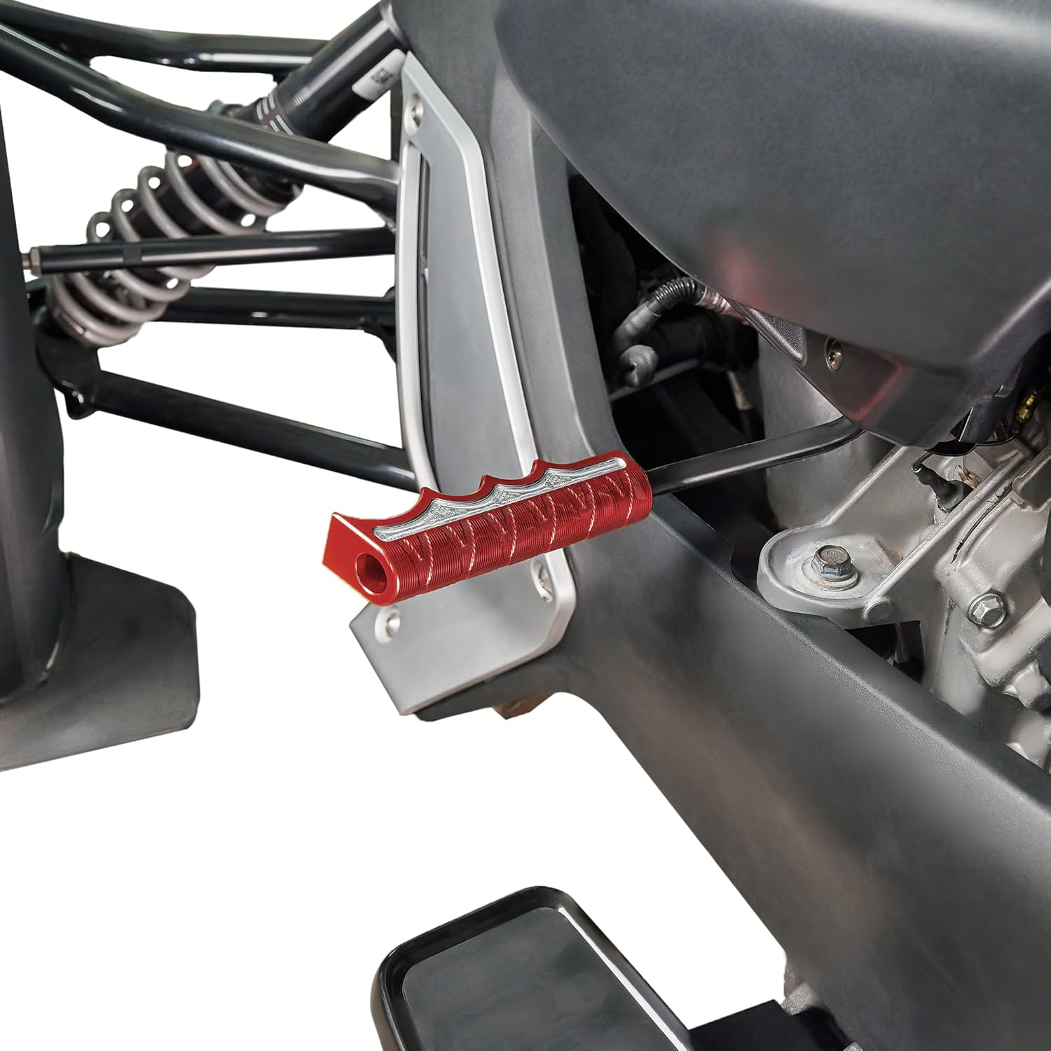 Billet Aluminum Forward/Reverse Gear Shift Shifter Lever Extender for The Can-Am Ryker 600 900 Ace Rally Edition Sport Shift Knob Handle Cover Accessories (Red Style)