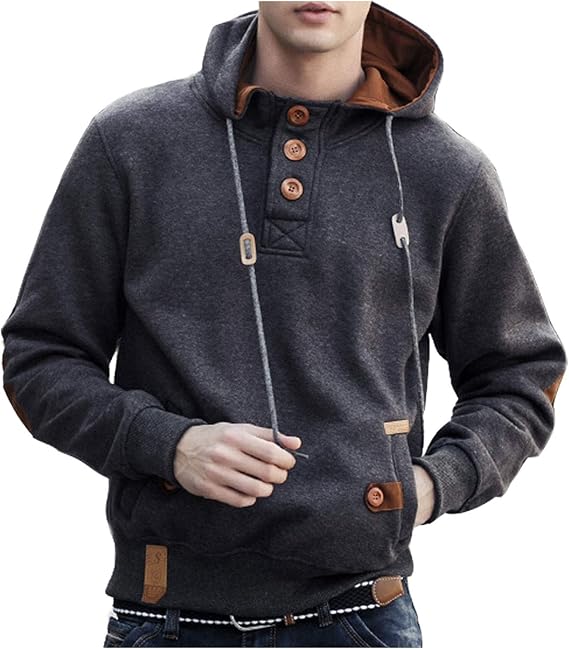 Amazon ソーロ トゥ パーカー ブルゾン カーディガン トレーナー アウター 灰色 グレー 厚手 服 上着 長袖 紳士 あったか メンズ カジュアル ビジネス アメカジ 韓国 フリース プレゼント 2 L ダークグレー トレーナー パーカー 通販