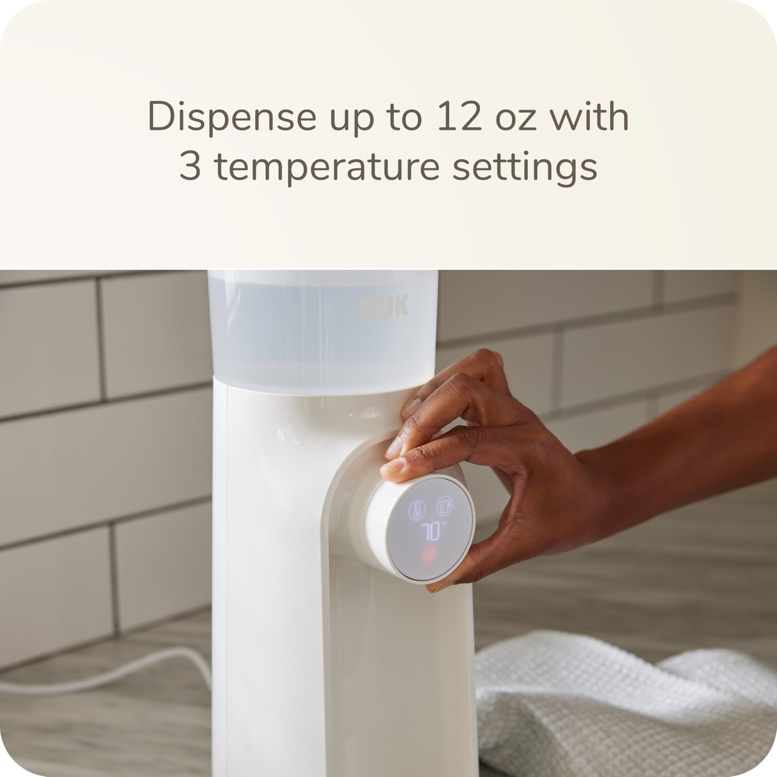 NUK Chauffe-biberon instantané et distributeur d'eau chaude