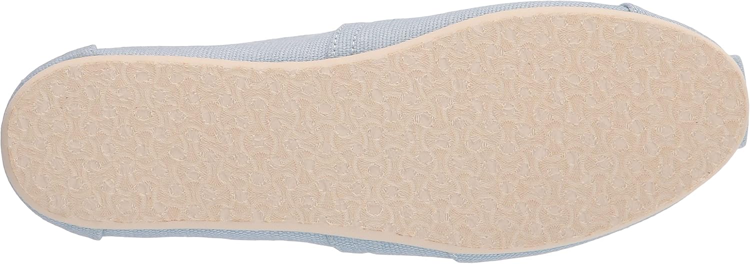 TOMS Women's, Alpargata Eco Dye Slip-On 8 Heritage Canvas Blue