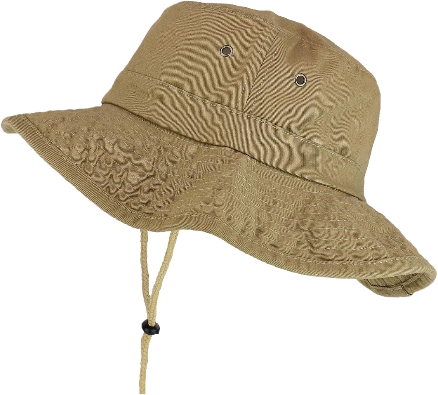 Trendy Apparel Shop XXL Oversize Large Brim 100% Cotton Outdoor Boonie Hat