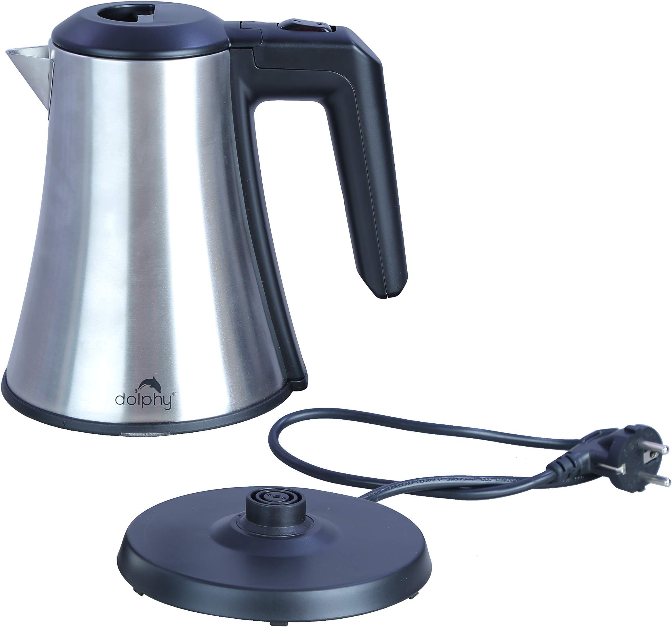 DOLPHY Electric Kettle with Tray Sets (Silver)
