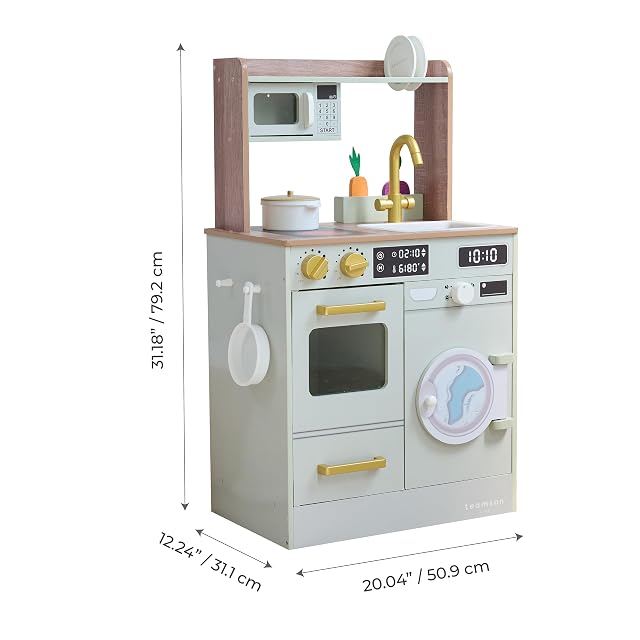 Foto 5 de 8 de Teamson Kids Cocina Infantil de Madera Verde