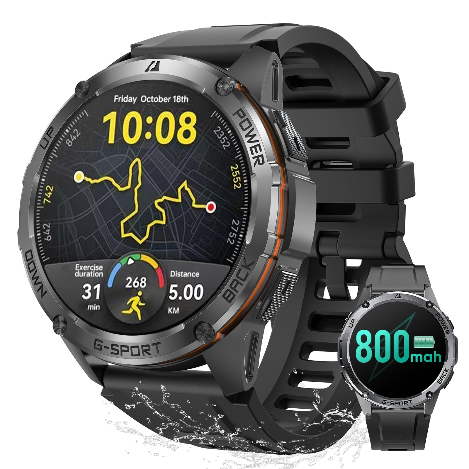 INKRAIMIN GPS Smart Watches for Men