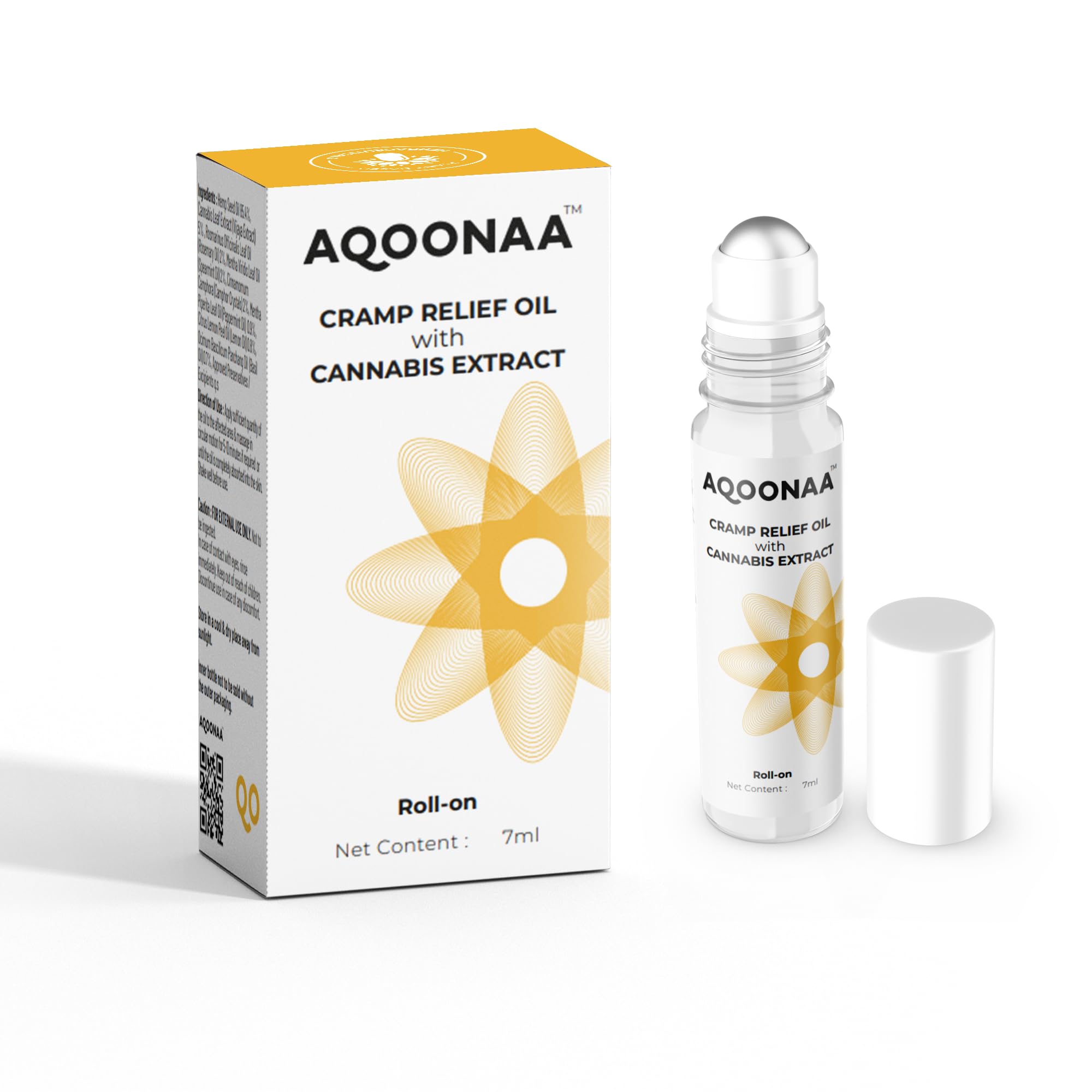 AQOONAA Natural Menstrual Cramp Relief Roll On | Fast Relief from stomach pain, back pain, muscle cramps and hormonal headaches | Roll On for Women (Pack 1 (7ml)) (B0CSKK7Q5R) Amazon Price History, Amazon Price Tracker