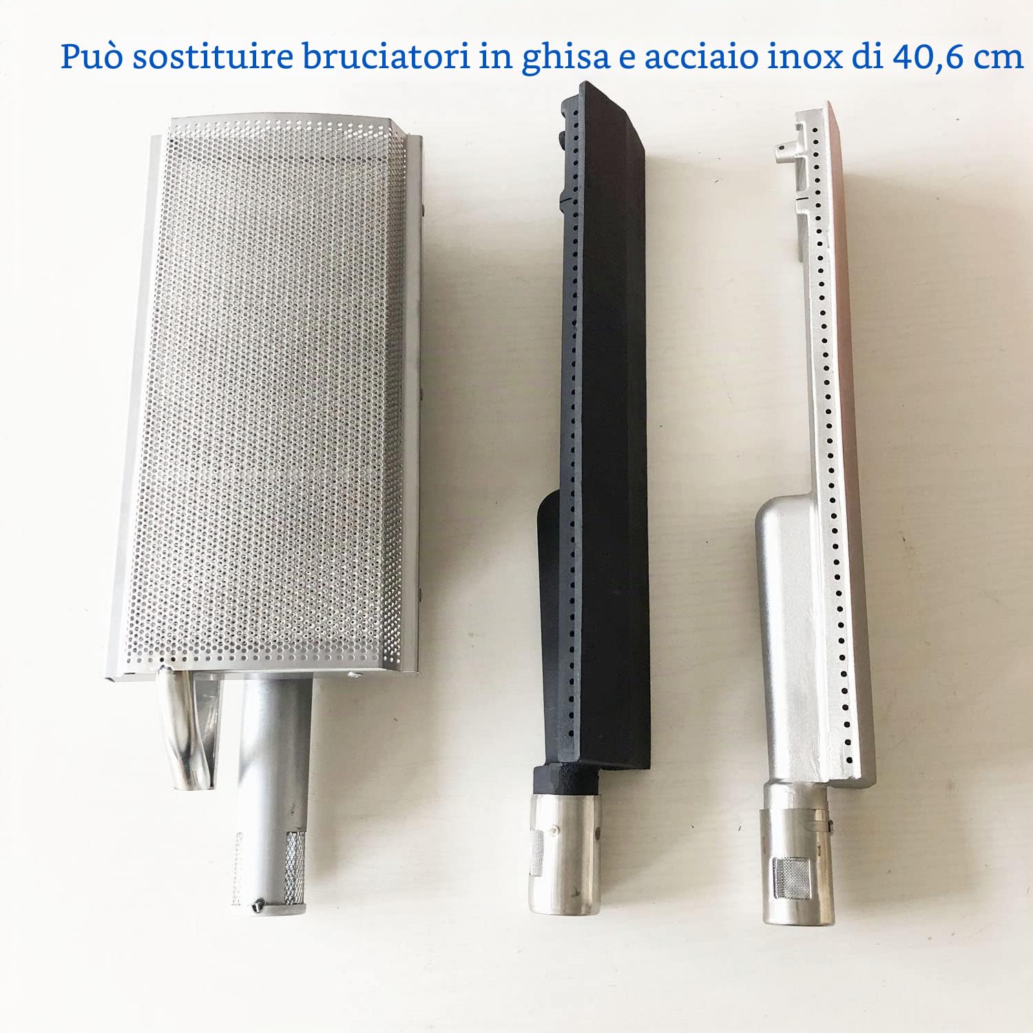 Bruciatore a infrarossi in Ceramica di Ricambio per Molte Griglie a Gas Come Blaze Grill Lion Premium Grills, sostituisce bruciatore in ghisa da 40,6 cm in Acciaio Inossidabile