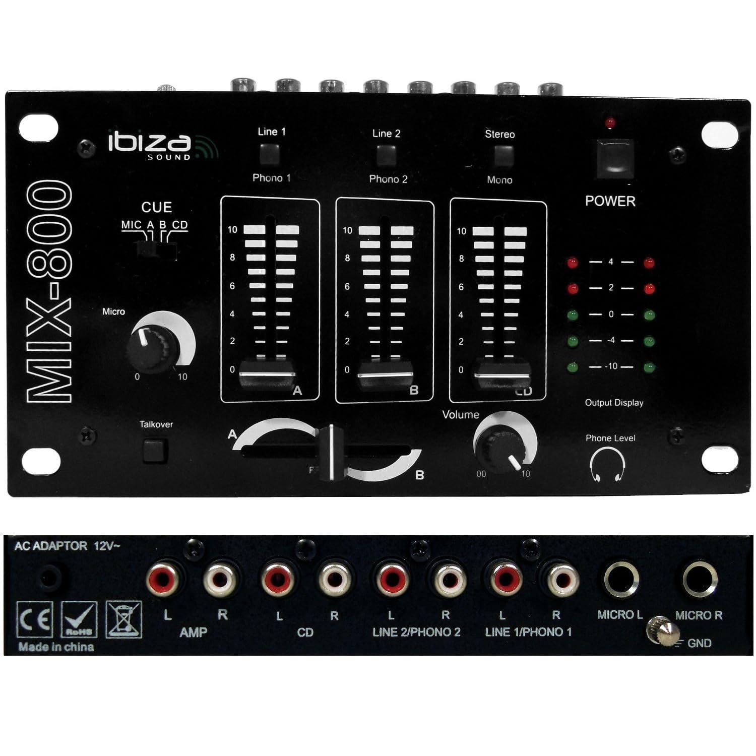 Ibiza Pack d'initiation 11-15 Ans DJ-Player 2 Bluetooth Noir