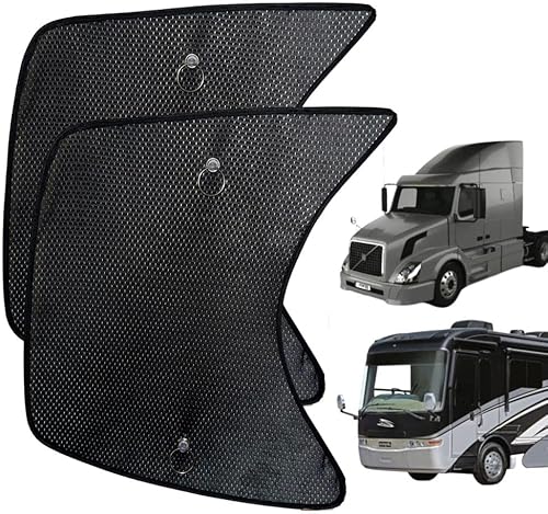 Parasol para ventanas laterales para semi camión, Freightliner Volvo VNL International semi camión para RV semi camión, accesorios interior