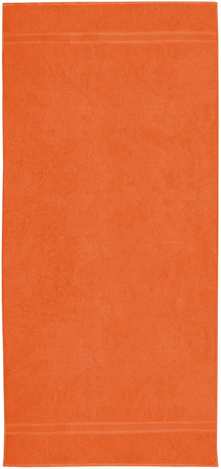 GREEN MARK Textilien 8er Set Frottier Handtücher 100% Baumwolle 50x100cm Diverse Farbsets Premium Frottee Qualität 500gr/m² mit Aufhänger (Terracotta)