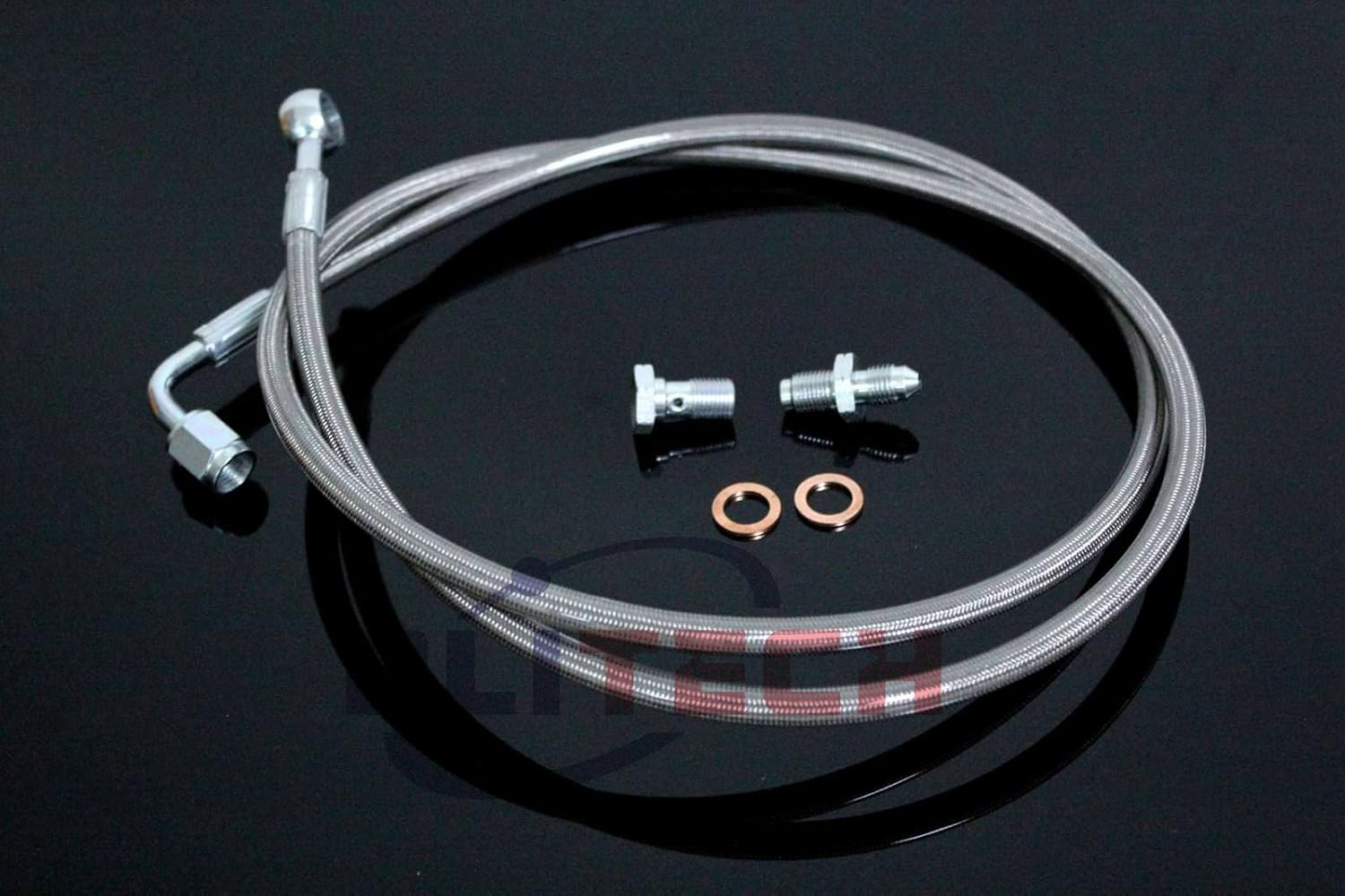 Clutch Line Master to Slave Cylinder Braided Cable Compatible with 1993 1994 1995 1996 1997 1998 Supra