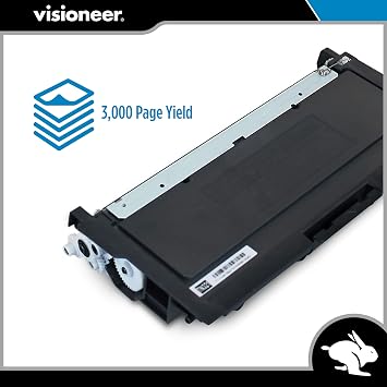 Visioneer Rabbit PC30dwn Laser Printer Toner Cartridge, 3000 Page Yield, Black, Monochrome