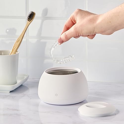 Miniatura 5 de Zima Dental Pod Limpiador Ultrasónico de Retenedores. La Máquina Limpiadora de Retenedores Original, Limpiador de Alineadores, Limpiador de