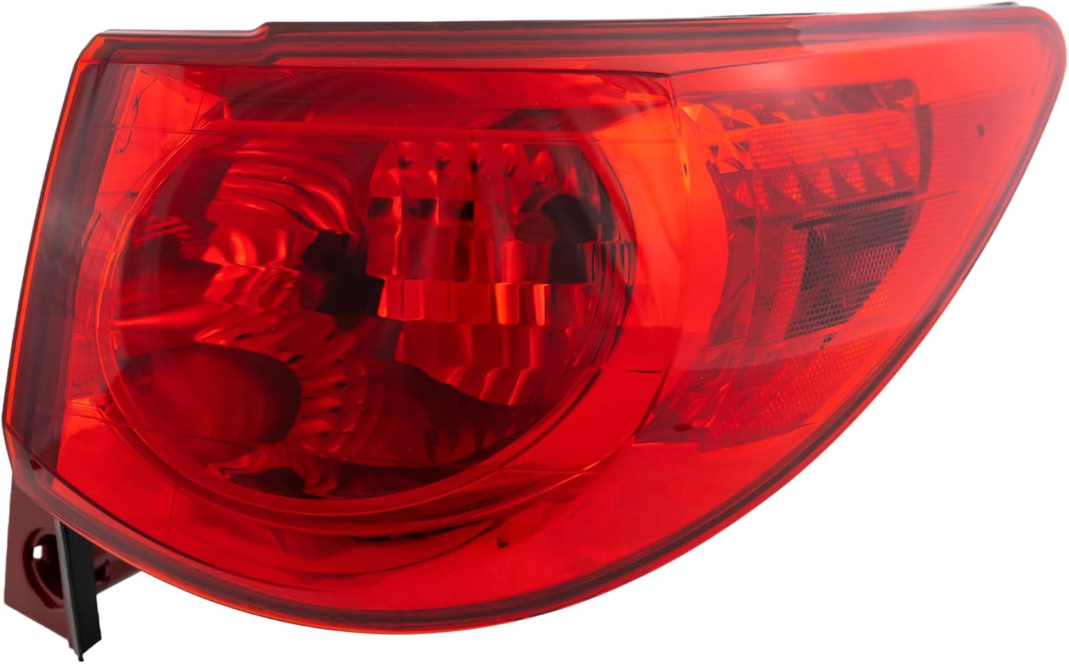 Evan Fischer Passenger Side, Outer Tail Light Aftermarket Replacement Tail Light Compatible with 2009-2012 Chevrolet Traverse GM2801238