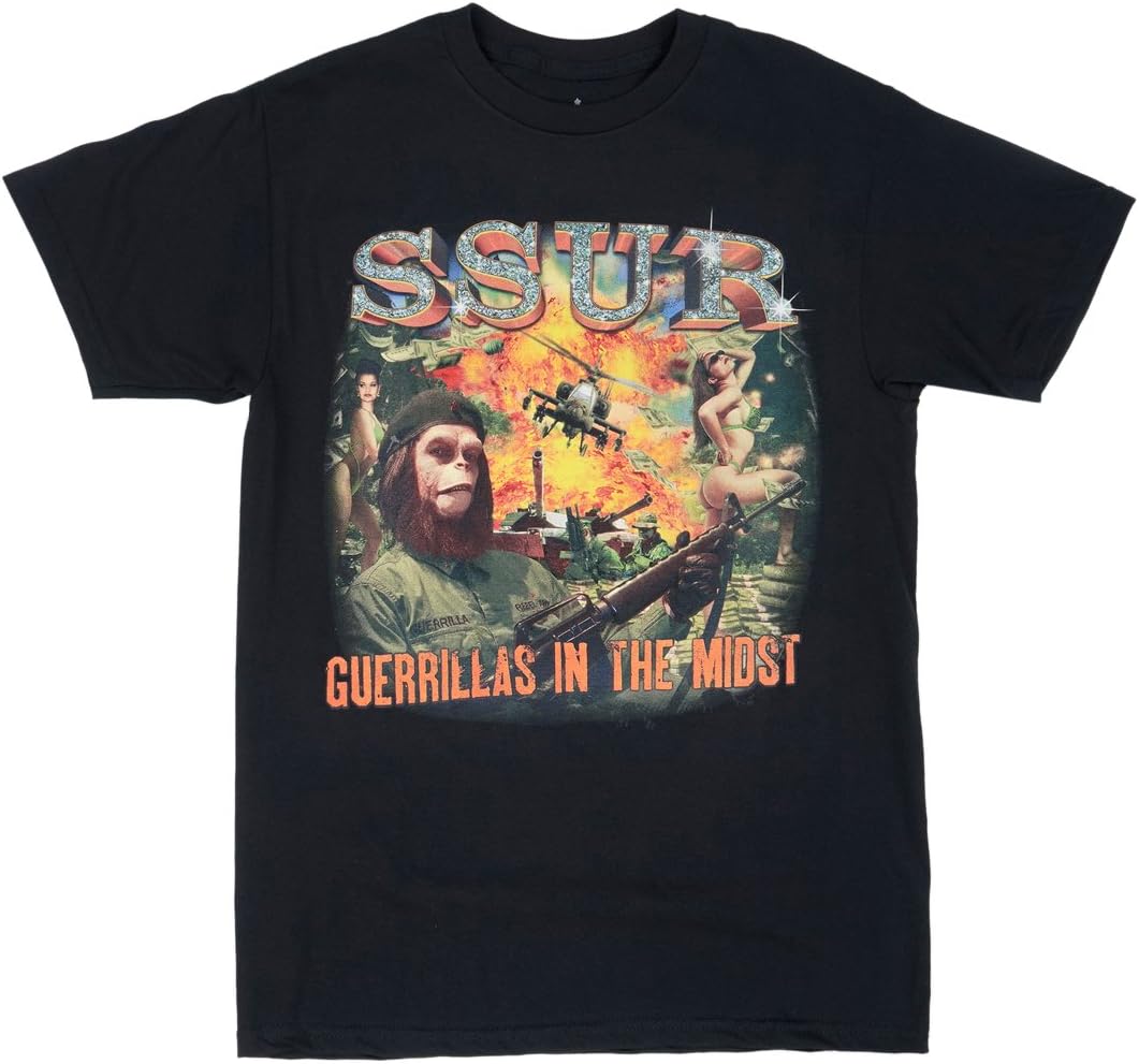 SSUR x Pen & Pixel Men's T-Shirt in Black. S-2XL.