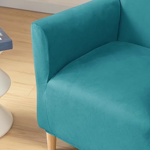 Vista 81 de MIFXIN Fundas para sillón de banquete, funda suave y elástica de jacquard con brazos, elástica antideslizante, funda de sofá, protector de muebles